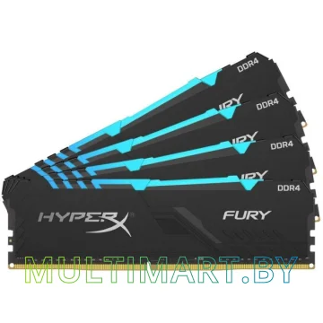 Оперативная память HyperX Fury RGB 8GB DDR4 PC4-19200 (HX424C15FB3A/8) картинка 6